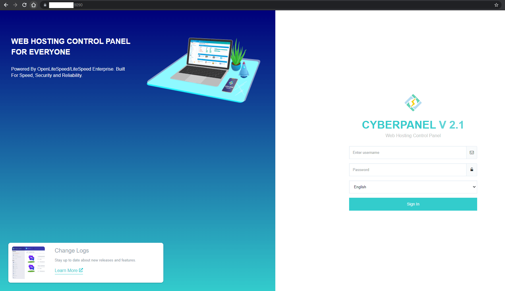 cài đặt CyberPanel