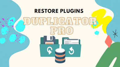 Restore dữ liệu với plugins Duplicator Pro