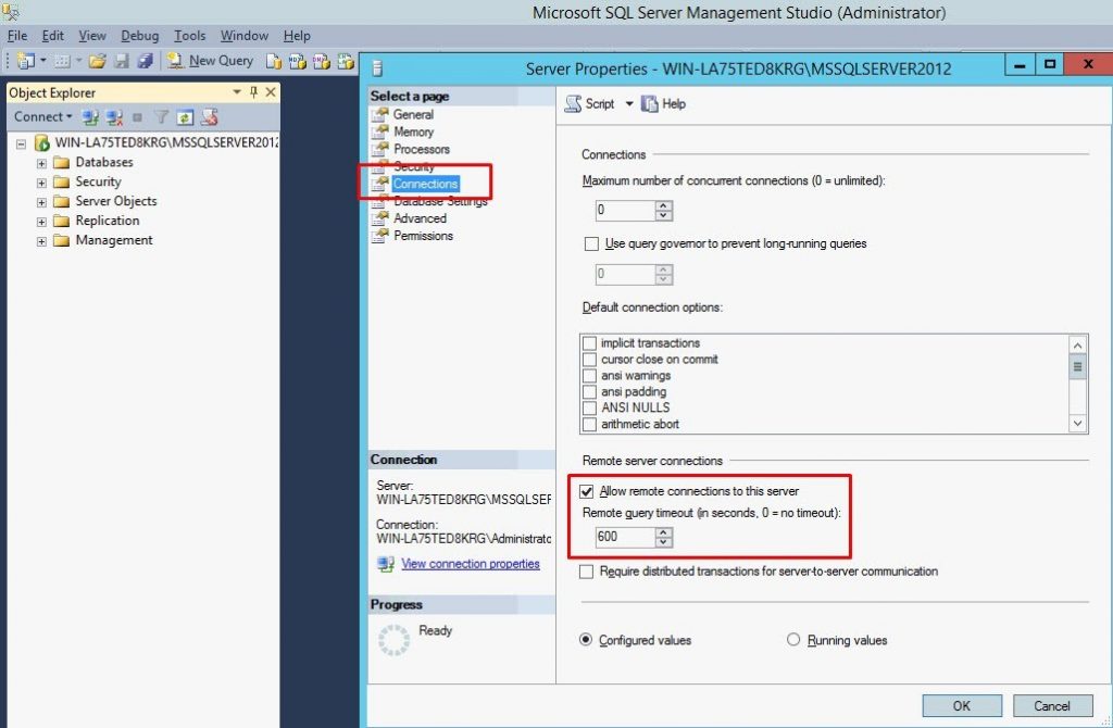 Hướng dẫn remote vào Database MS SQL - Hướng dẫn TENTEN