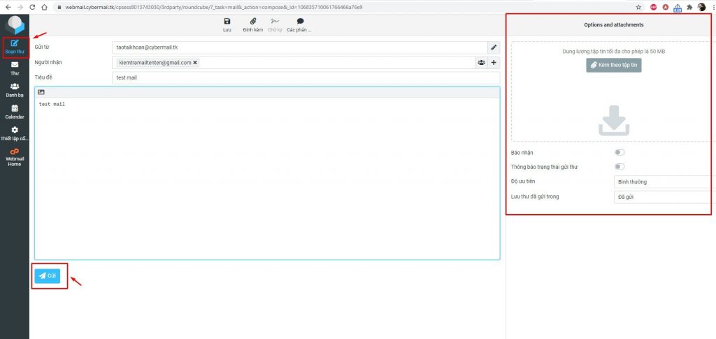 Hướng dẫn sử dụng webmail Email Server Pro - Hướng dẫn TENTEN