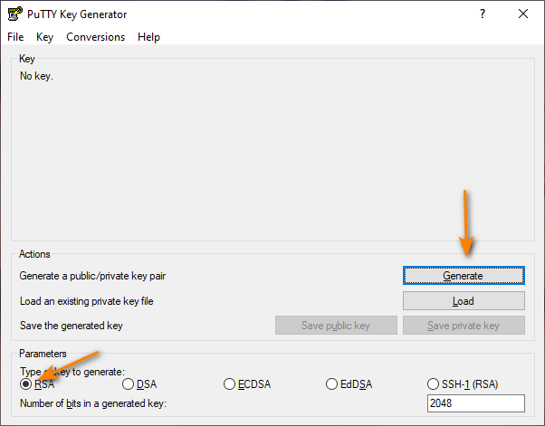 sử dụng SSH Key