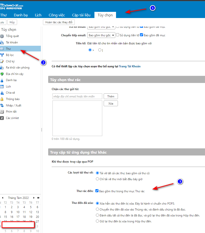 kéo mail spam về outlook