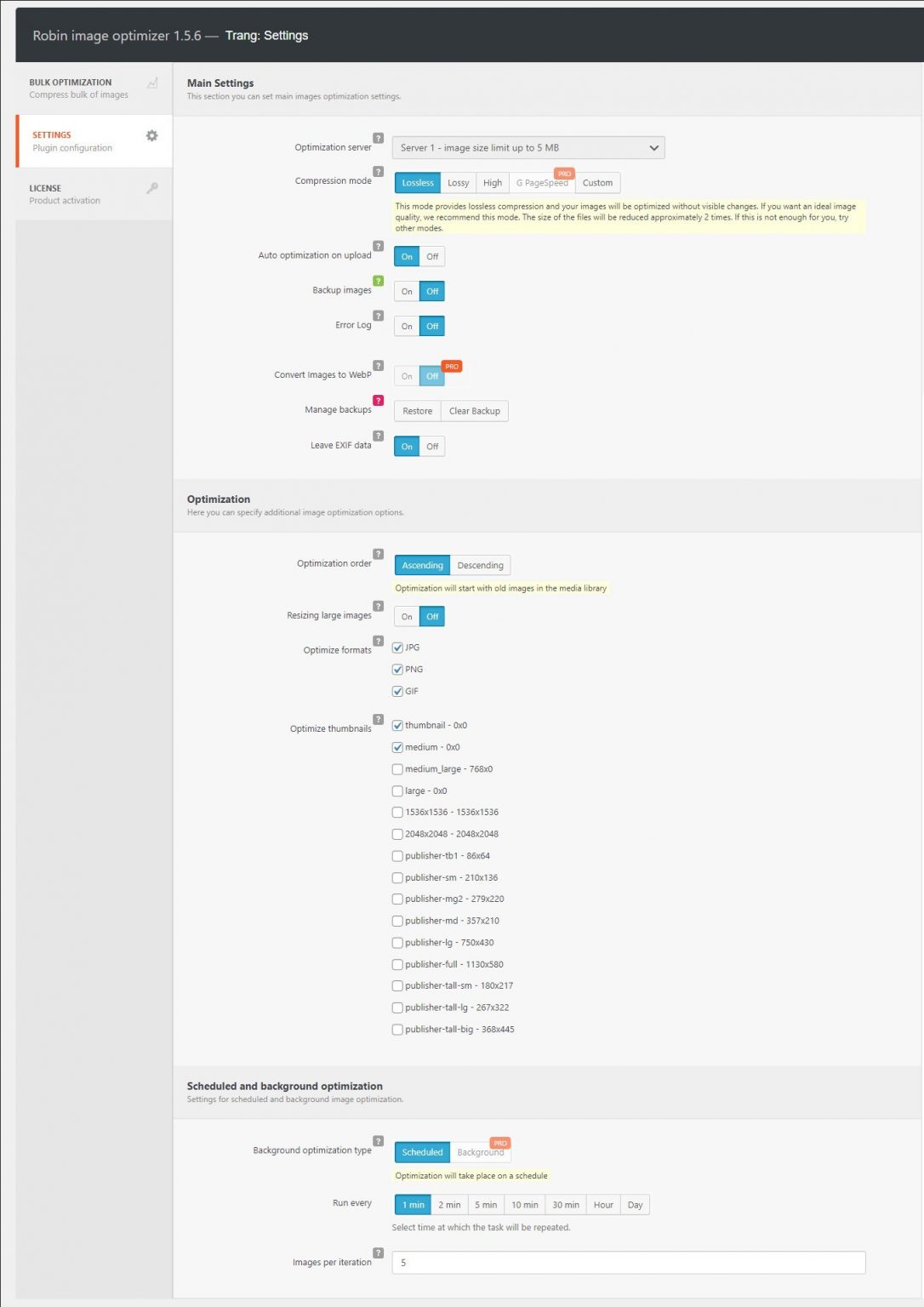 Hướng dẫn nén ảnh bằng plugin Robin Image Optimizer - Hướng dẫn TENTEN