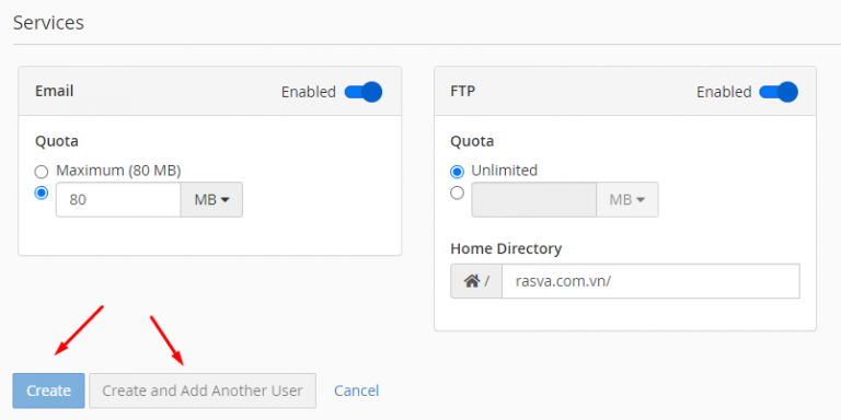 Cách sử dụng User Manager trong cPanel - Hướng dẫn TENTEN