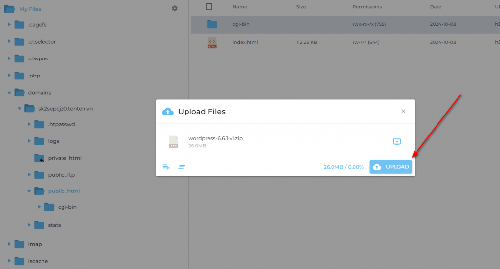 Hướng dẫn cách upload source code WordPress trên DirectAdmin - Hướng ...